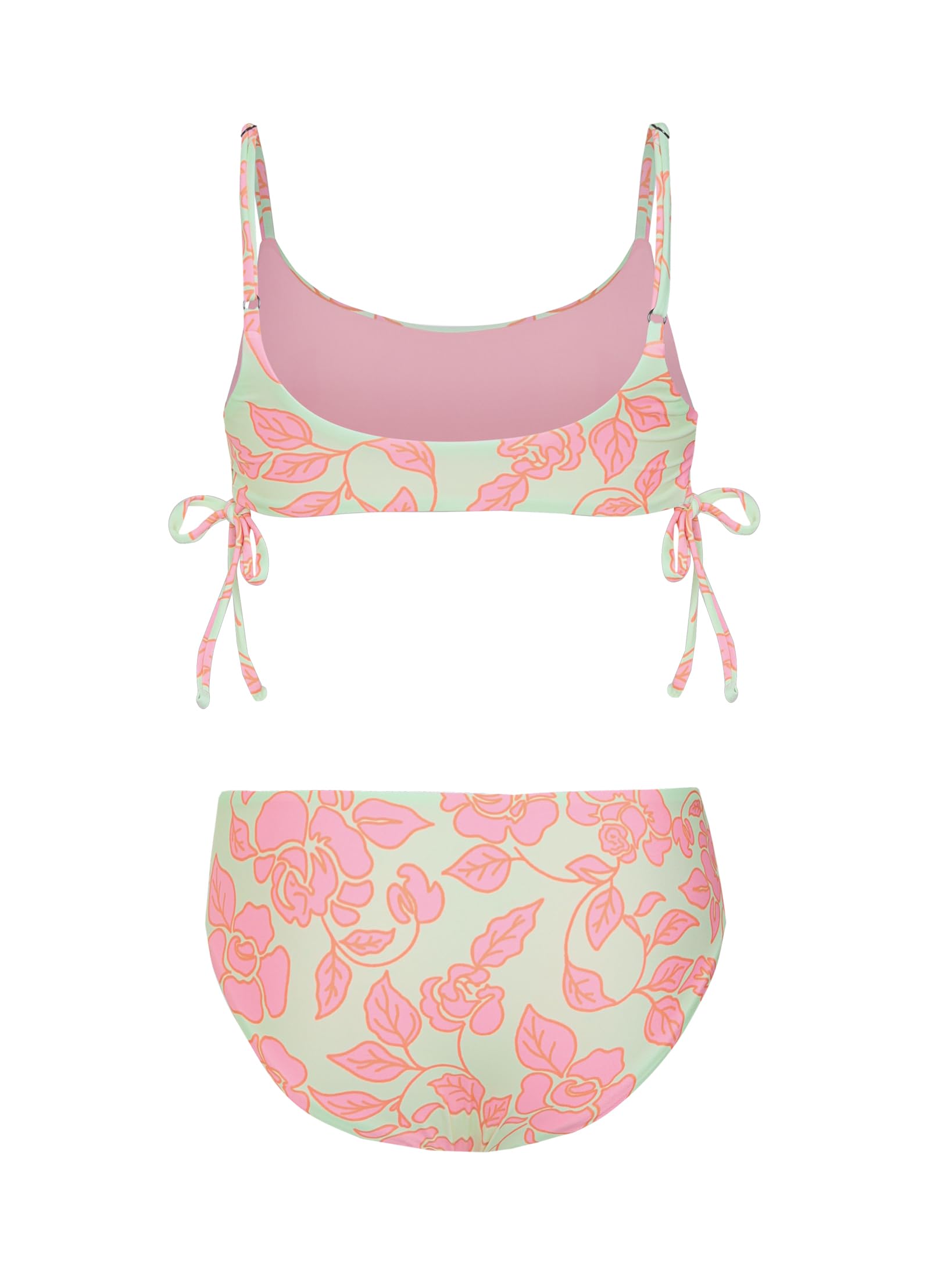 Maaji Girls' Blooming Glow Reversible Bikini Set - Image 2