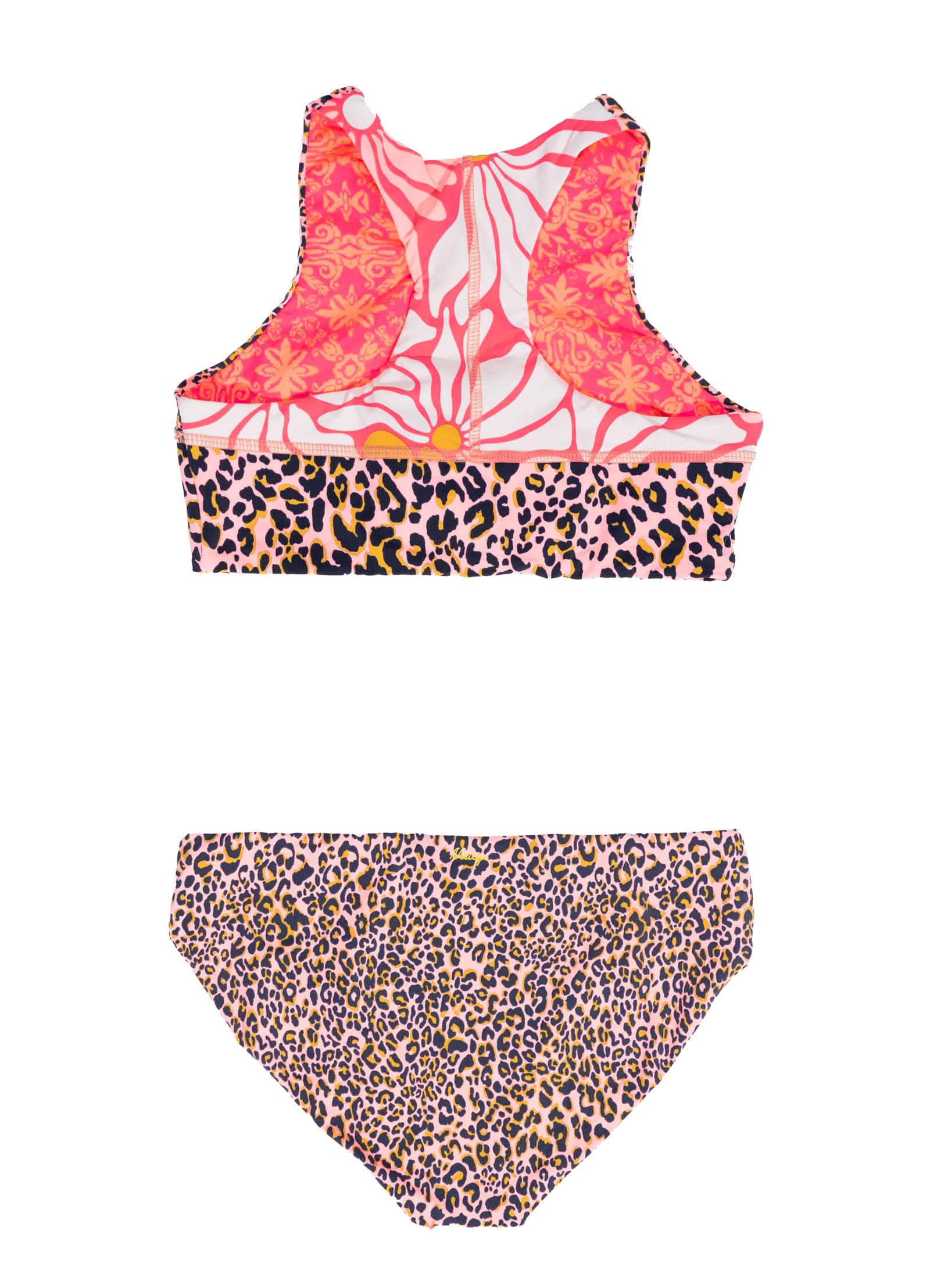 Maaji Girls' Dali Flowers Candi Reversible Bikini Set - Image 2