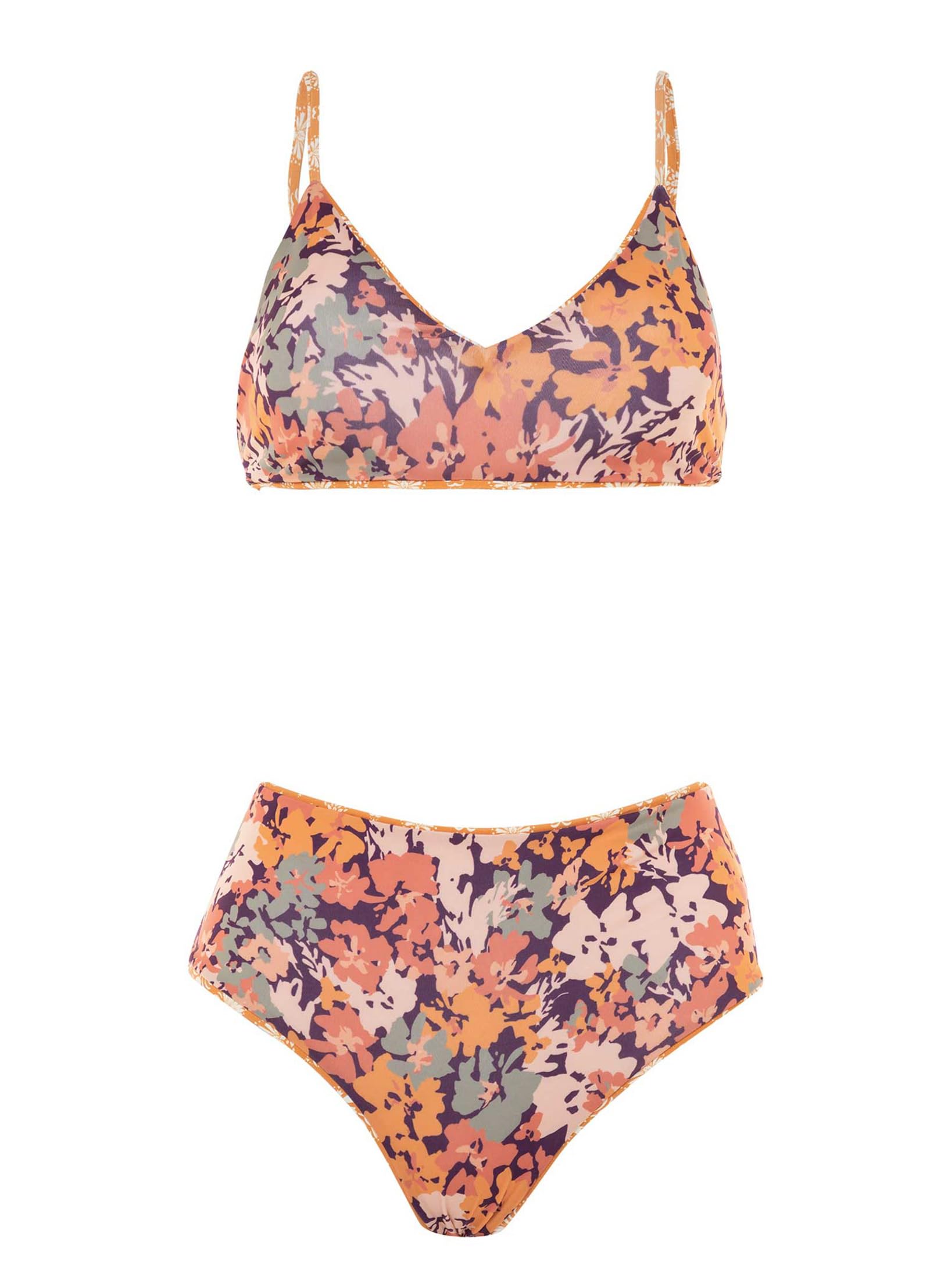Maaji Women's Batik Stamp Rocks Reversible Bralette - Image 6