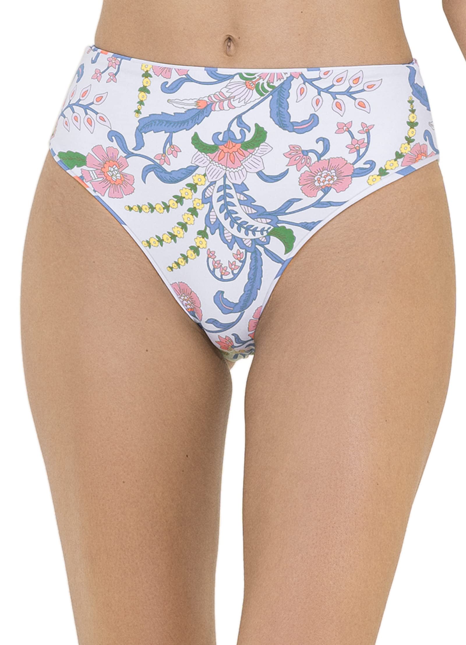 Maaji Women's Bengal Stripe Epica Reversible High Rise/High Leg Cheeky Cut - Image 2