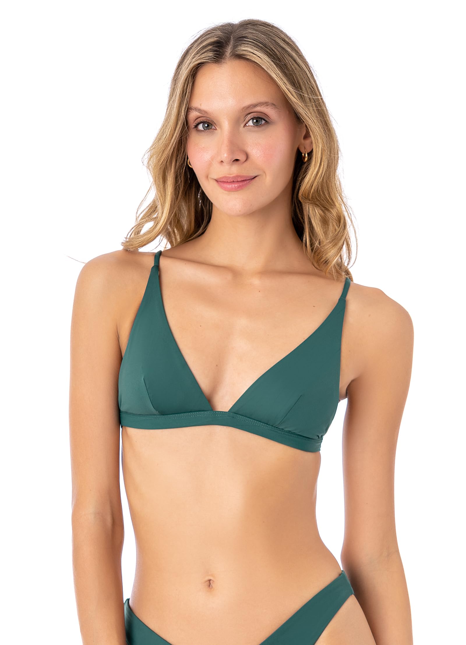Maaji Women's Brunswick Green Ivy Reversible Triangle