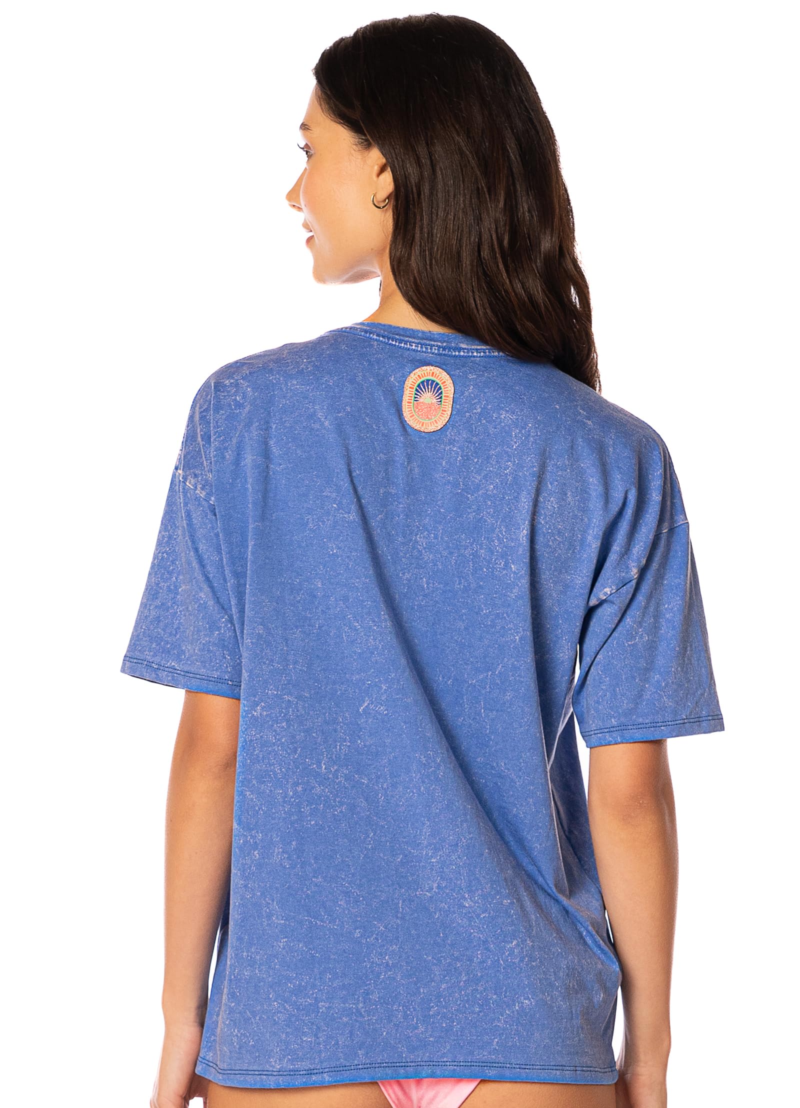 Maaji Women's Cobalt Blue T-Shirt - Image 5