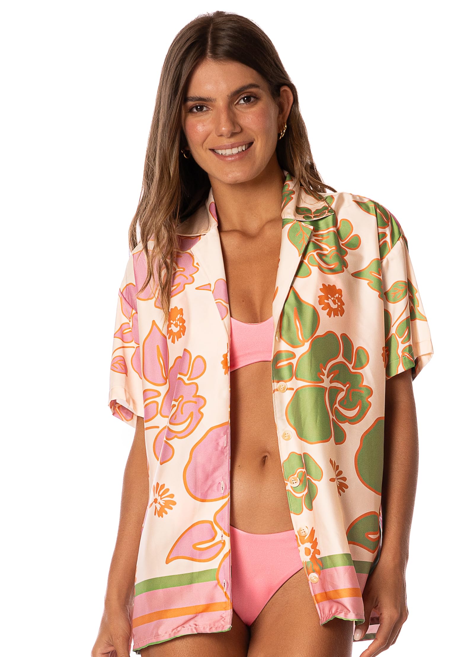 Maaji Women's Floating Blooms 2 Ways Long Shirt - Image 3
