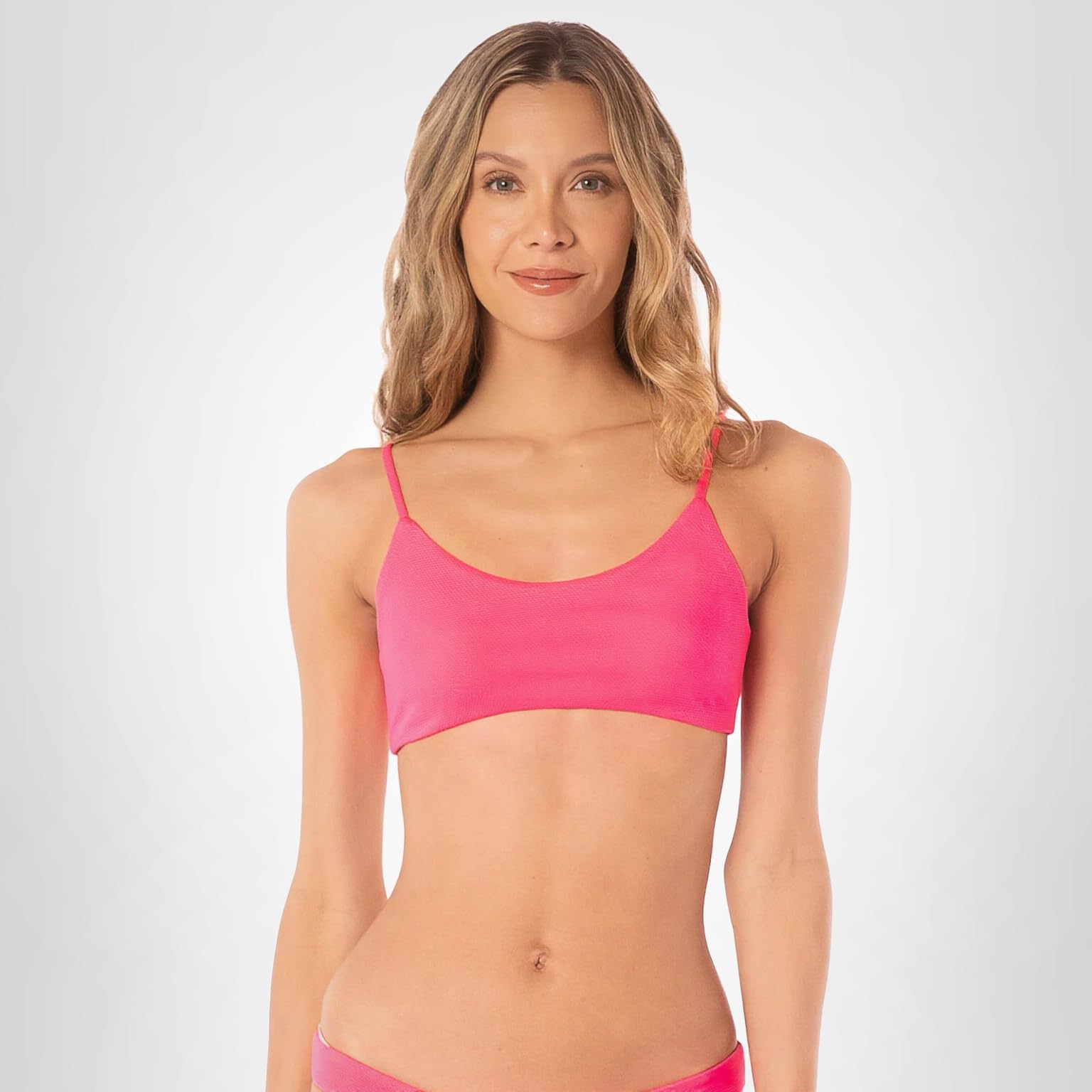 Maaji Women's Fuchsia Dianthus Lanai Reversible Bralette - Image 9