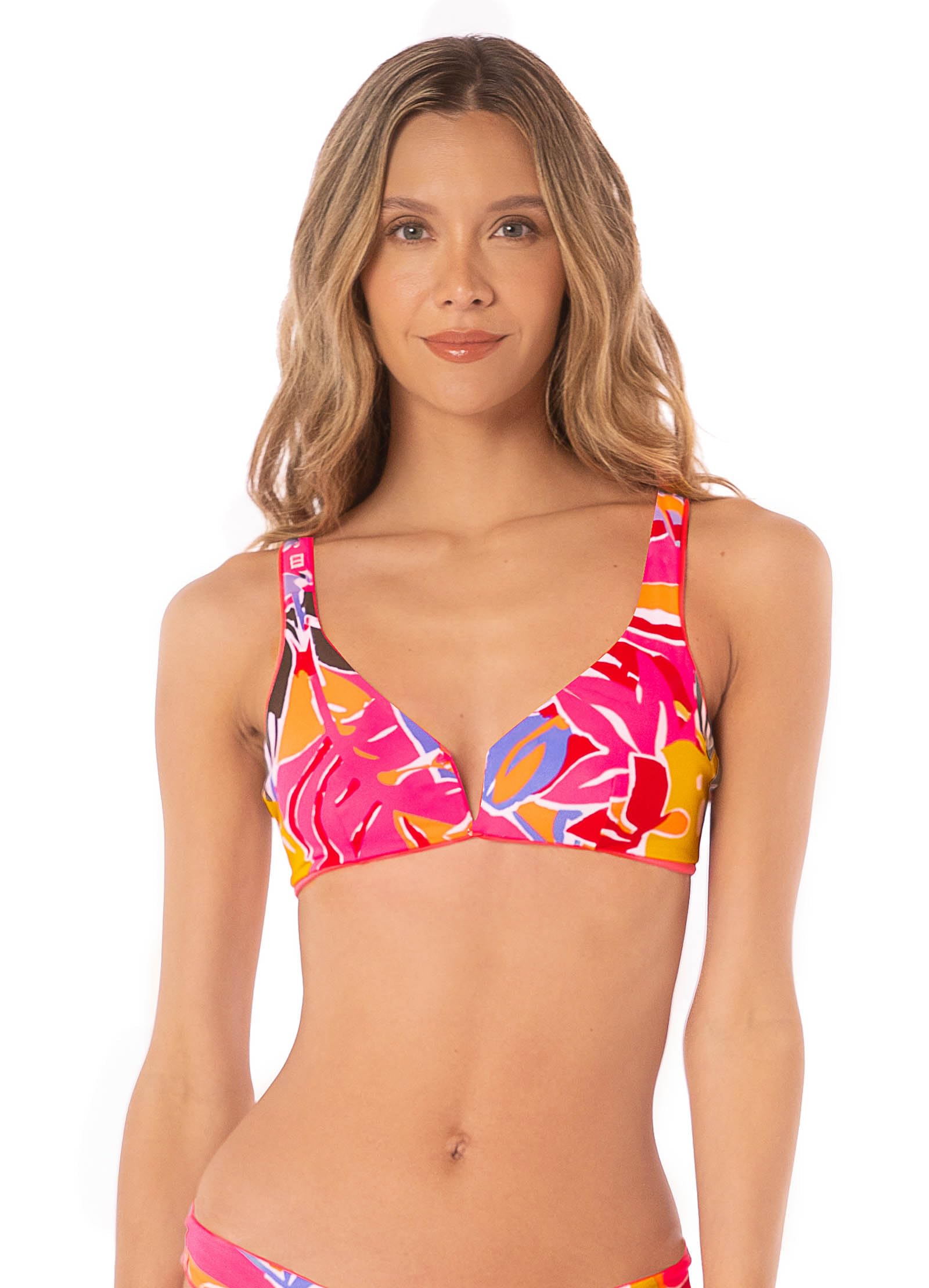 Maaji Women's Fuchsia Dianthus Victory Reversible Bralette - Image 3