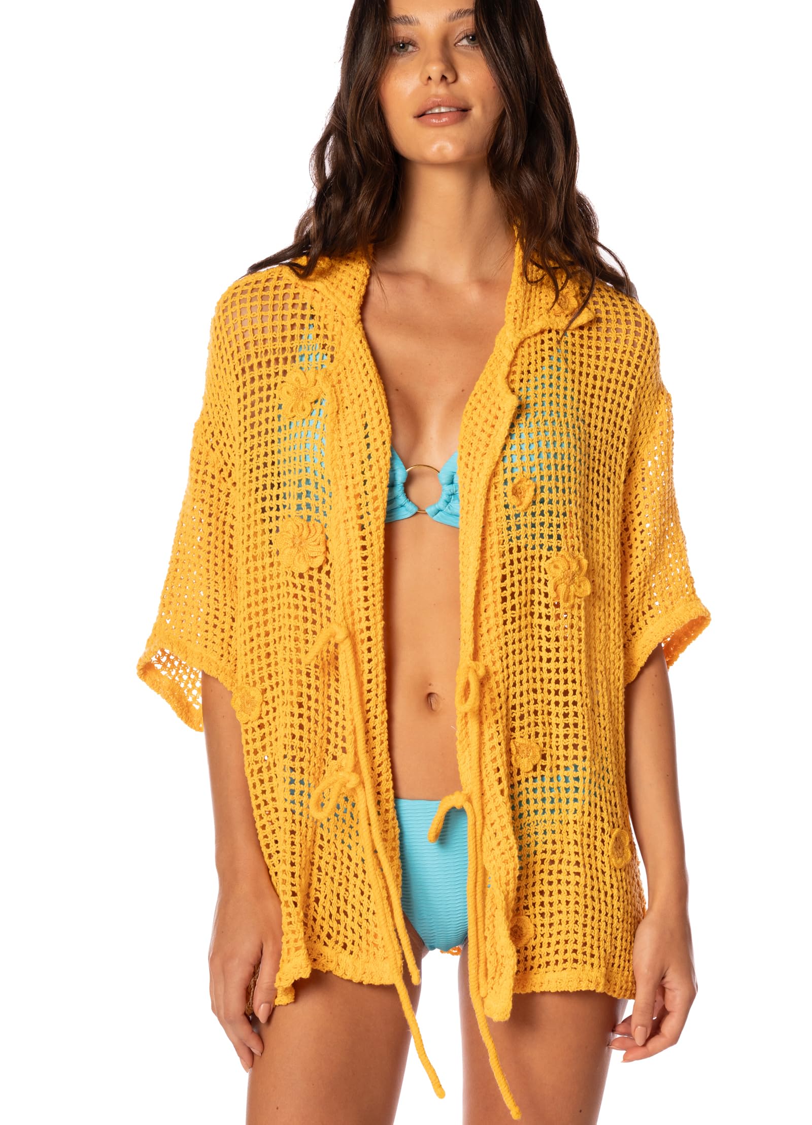 Maaji Women's Golden Blossom 2 Ways Long Shirt - Image 3