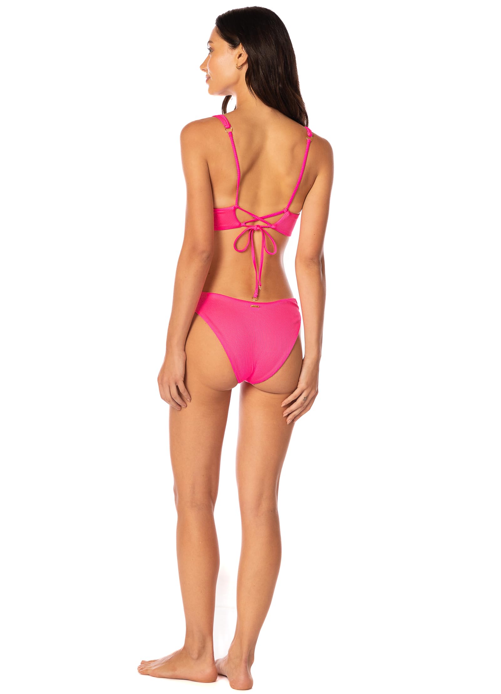 Maaji Women's Hot Fuchsia Reversible Bralette - Image 7