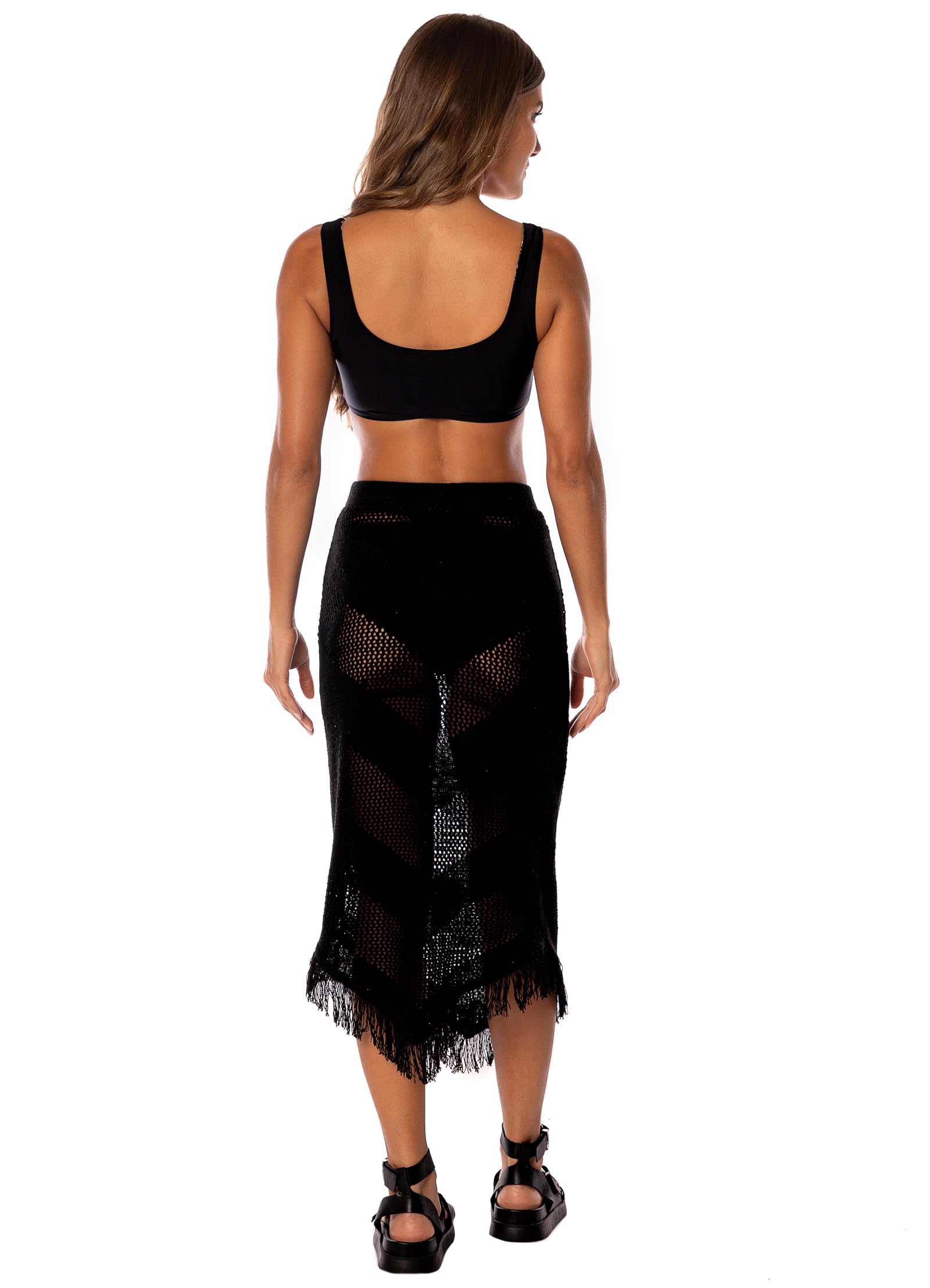 Maaji Women's Midnight Black Long Skirt - Image 2