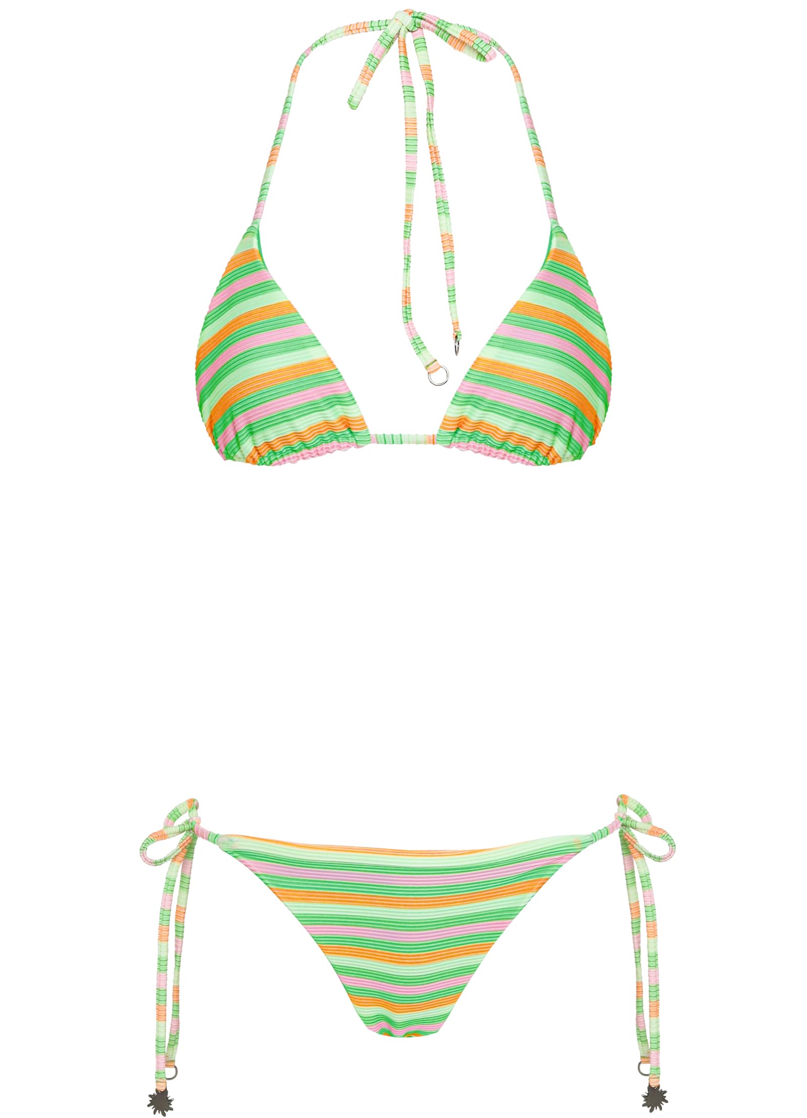 Maaji Women's Rainbow Stripe Reversible Triangle - Image 12