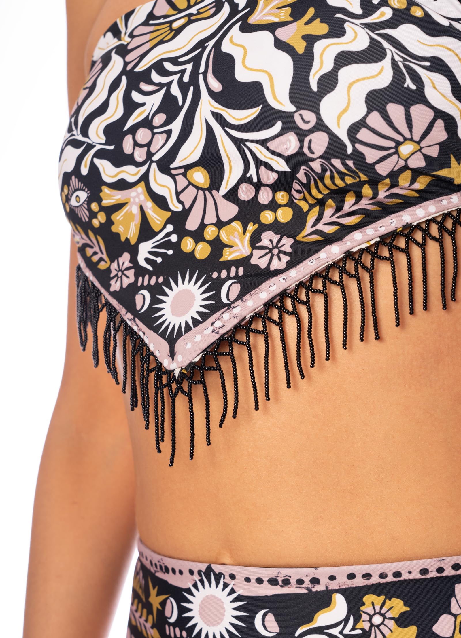 Maaji Women's Tapestry of Leaves Elise Crop Top Bikini Top - Image 5