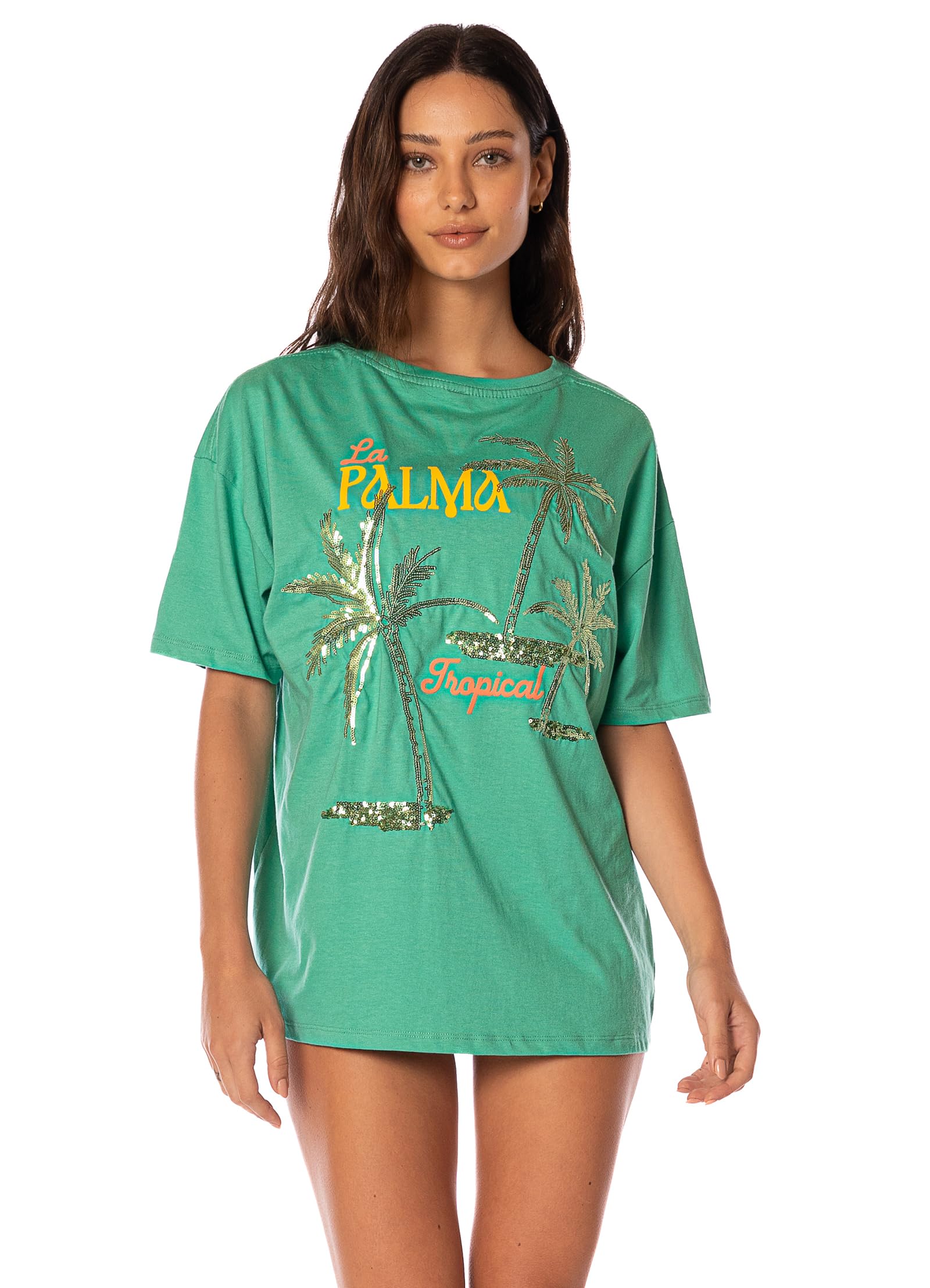 Maaji Women's Tropical Green T-Shirt