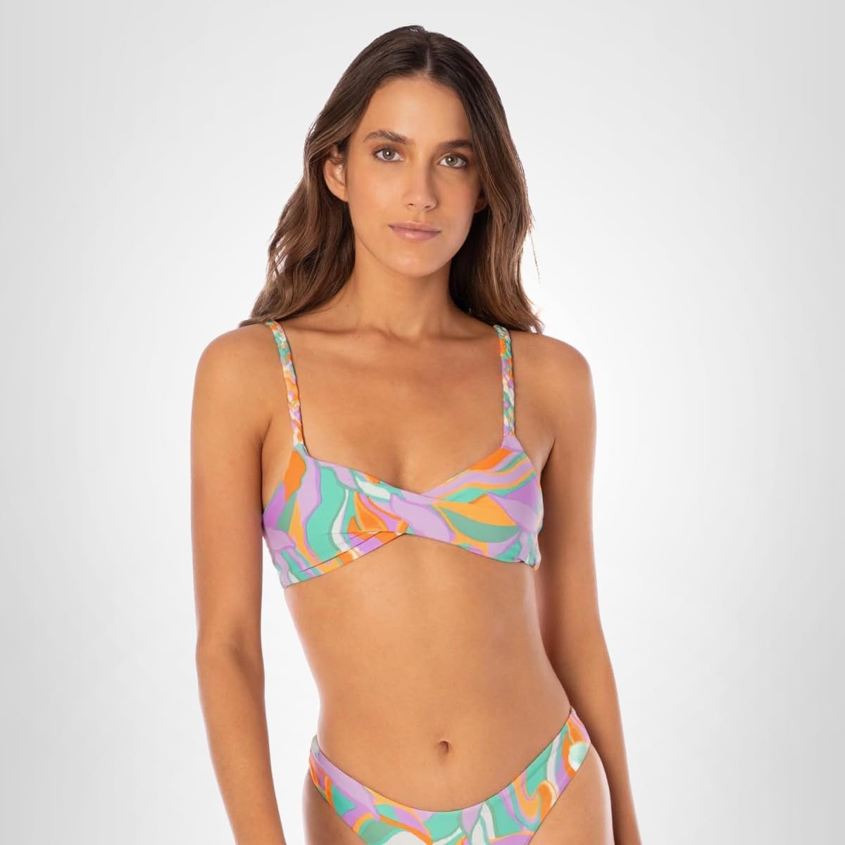 Maaji Women's Urban Oasis Temis Reversible Twisted Bralette Bikini Top - Image 4