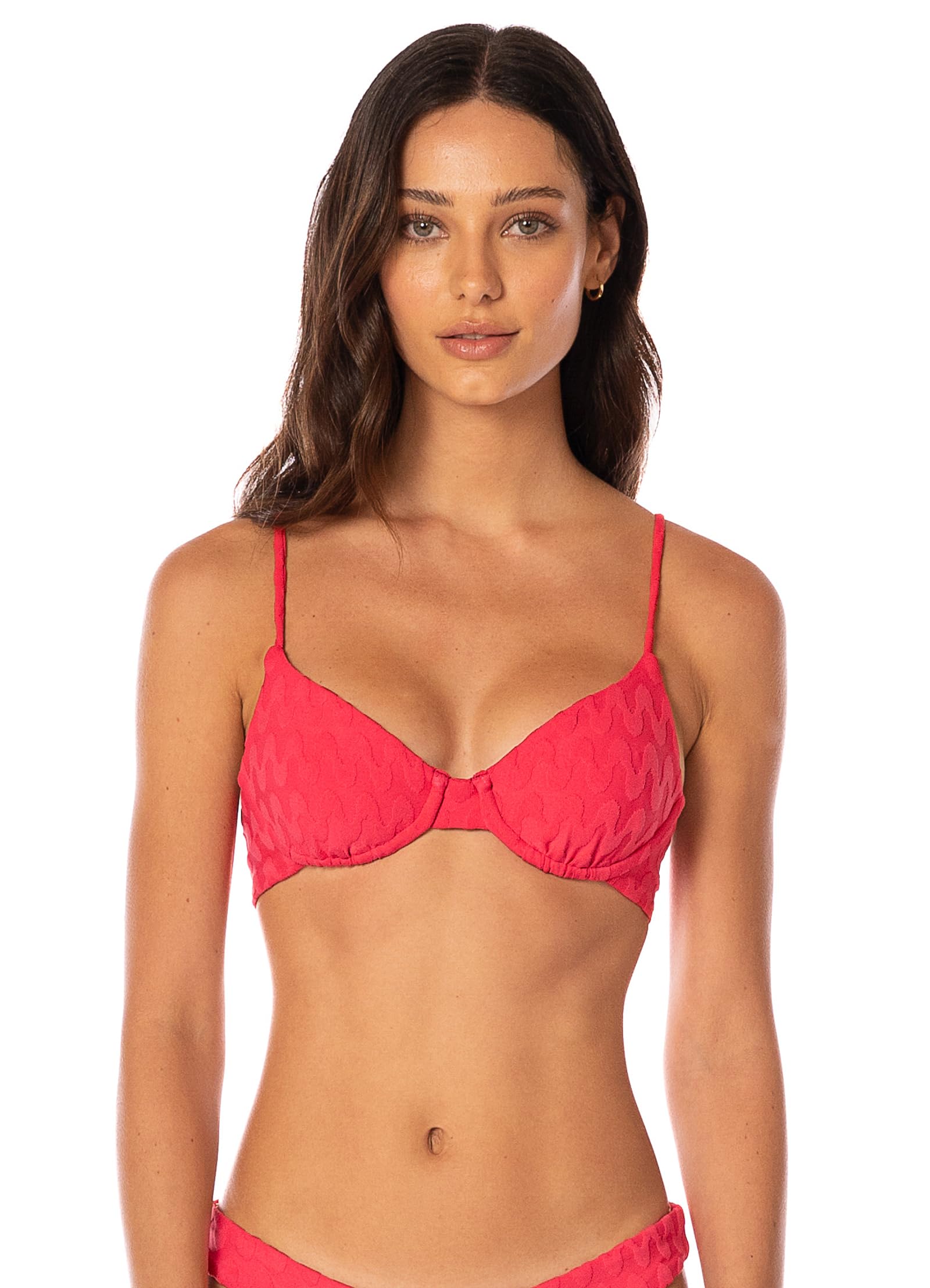 Maaji Womens Apple Red Reversible Underwire - Image 4