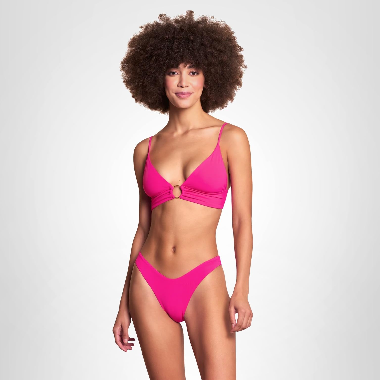 Maaji Womens Long Line TriangleBikini Top - Image 5