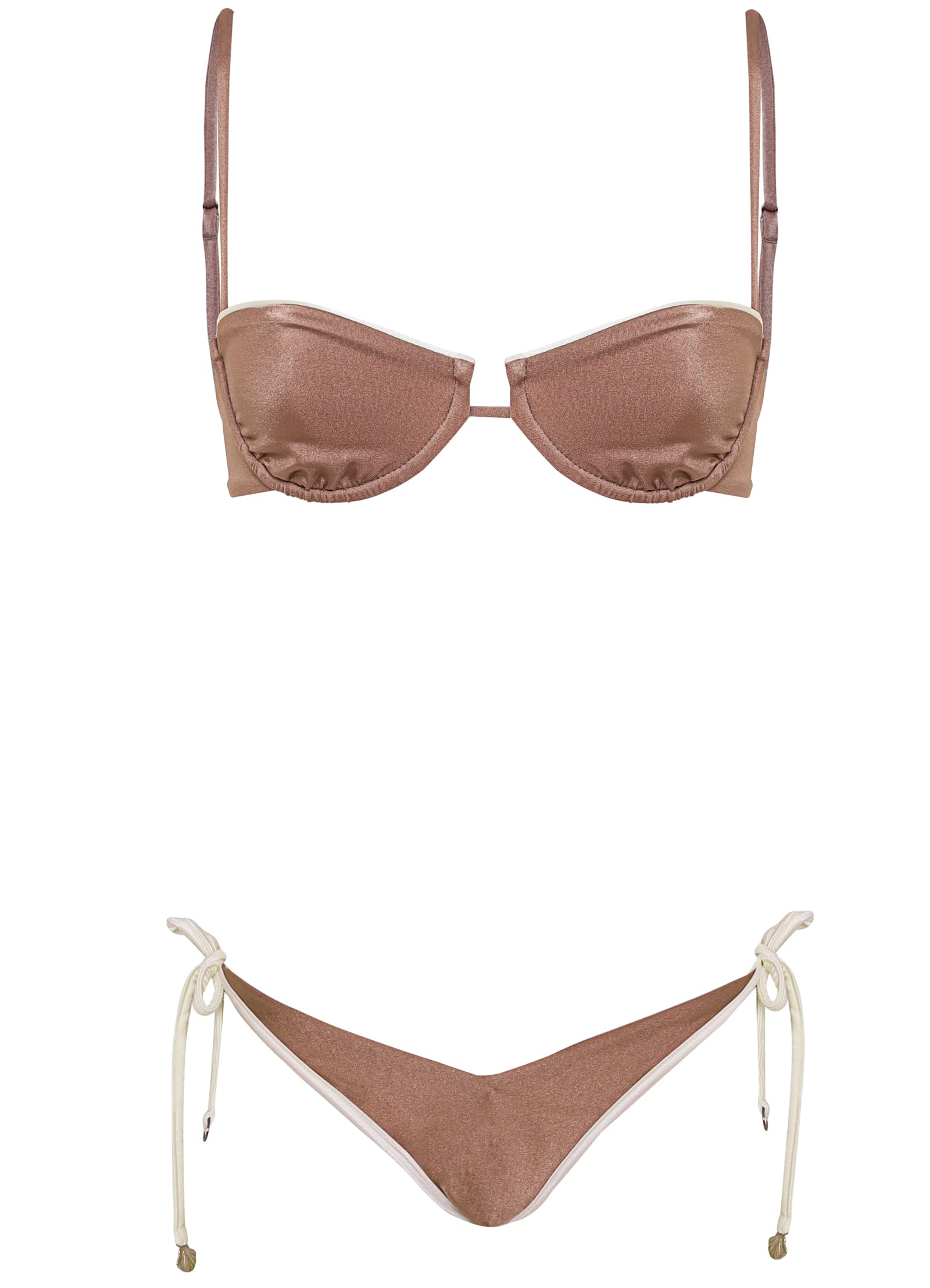 Maaji Womens Mocha Pearl Reversible Underwire - Image 9