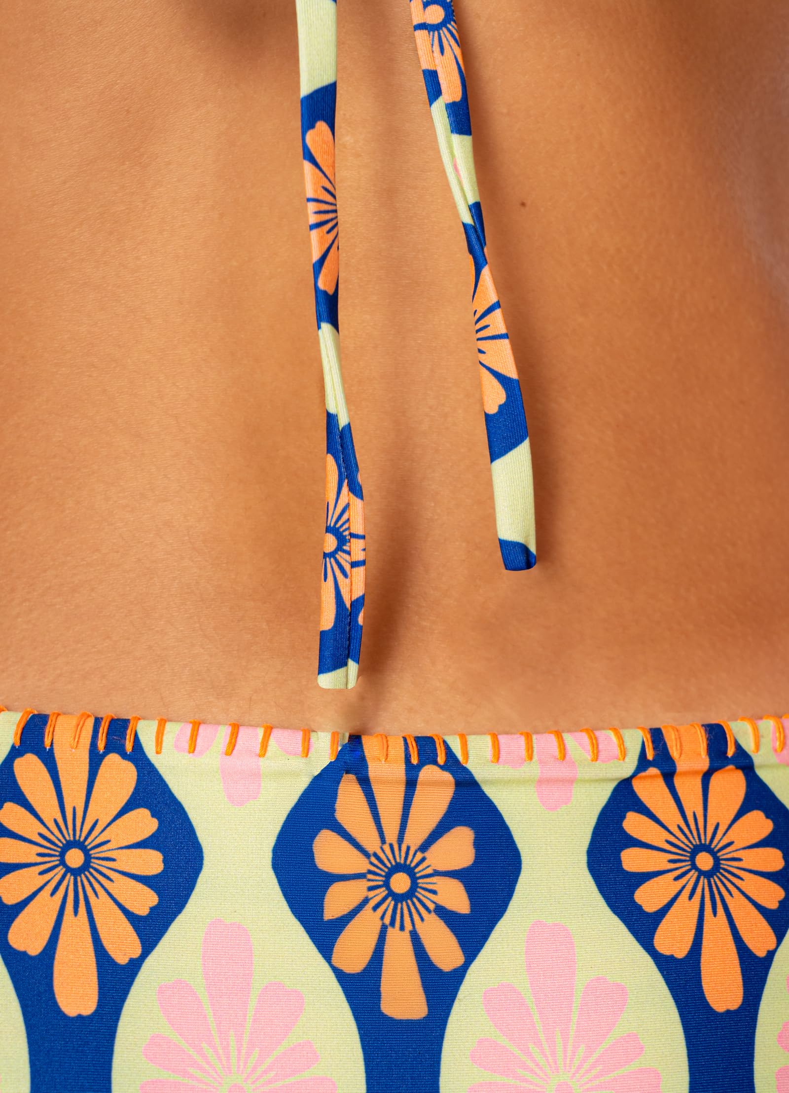 Maaji Womens Stamped Blooms Reversible Triangle - Image 6